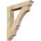Ekena Millwork Balboa Traditional Rough Sawn Bracket w/ Offset Brace, Douglas Fir, 8"W x 42"D x 48"H BKT0806X42X48BOA01RDF - alternate 1